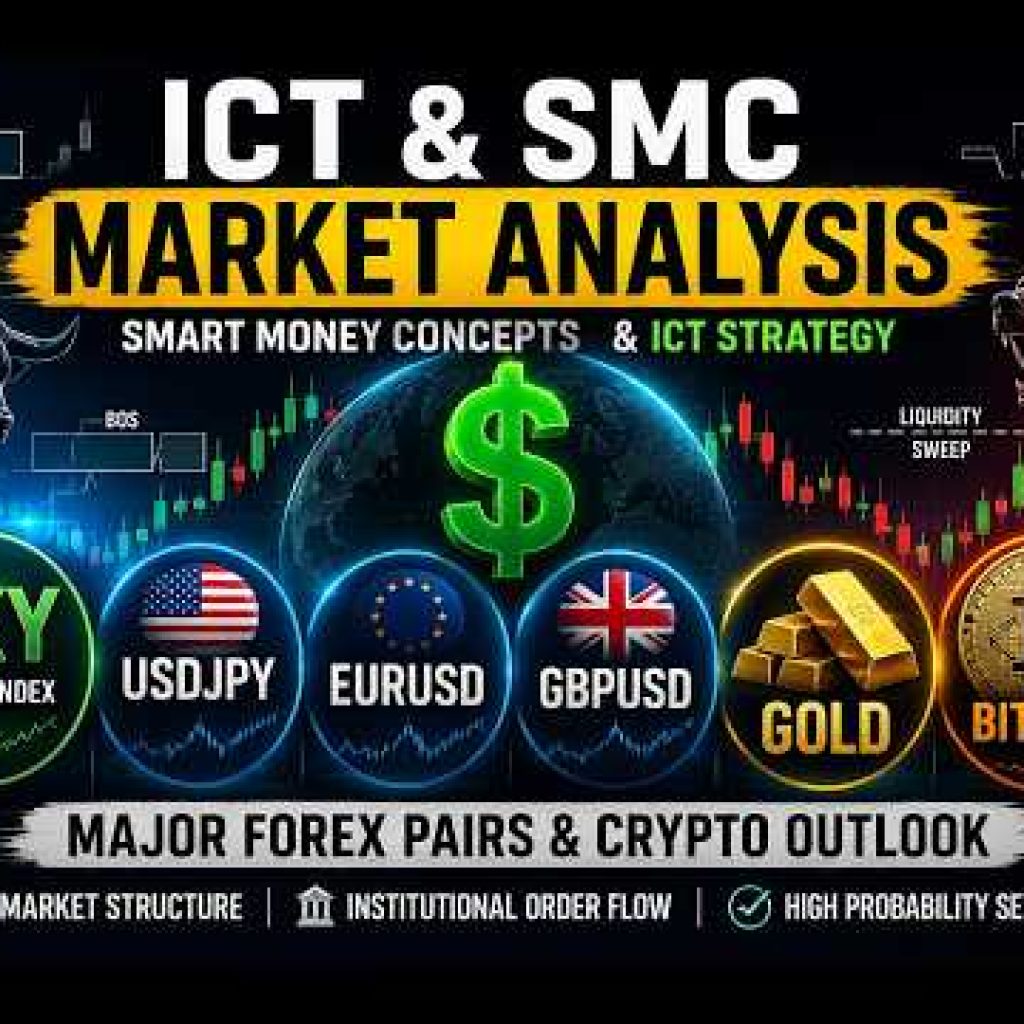 ICT & SMC Market Analysis | Dollar Index, Gold, Bitcoin & Major Forex Pairs