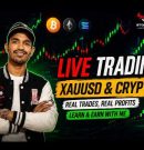10 Aug- LIVE TRADING SESSION | XAUUSD (GOLD) | FOREX | CRYPTO | 100 PIPS WALA 100RABH