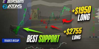 How big trades Deepcharts & ATAS Big Trades indicator Helped Me Find Sniper Entries