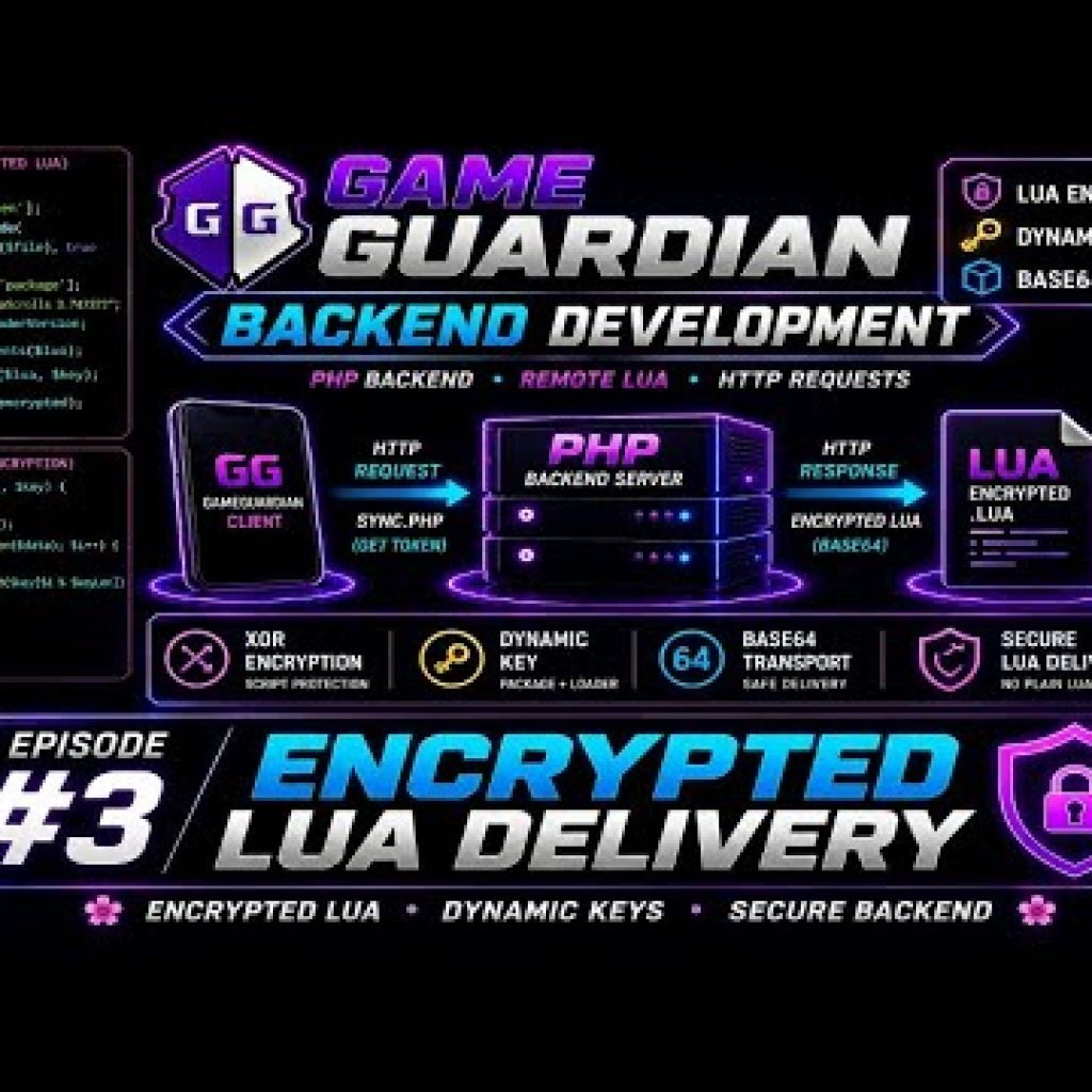 GameGuardian | Encrypted Script Delivery