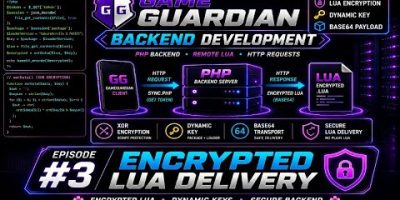 GameGuardian | Encrypted Script Delivery