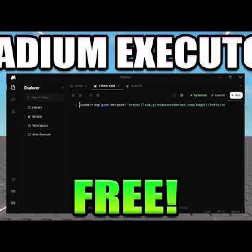 The GREATEST Free Executor For Roblox… Madium Executor…