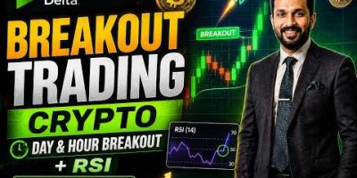 🔥 Crypto Breakout Trading Strategy | Day ,Hour Breakout + RSI | India Delta Algo Trading