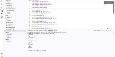 Scripting Languages – Task 1 – Modular Calculator (Python & JavaScript) – Andrews Osae Boahene