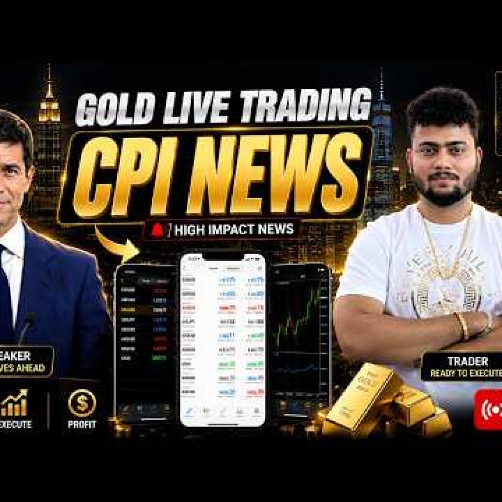 CPI LIVE XAUUSD TRADING | GOLD Trading | XAUUSD Live | Bitcoin Live Trading #xauusd #forextrading