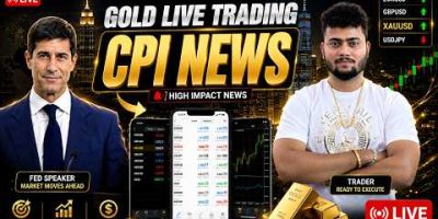 CPI LIVE XAUUSD TRADING | GOLD Trading | XAUUSD Live | Bitcoin Live Trading #xauusd #forextrading