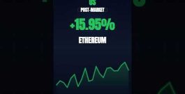 Thu, Aug 20, 2026 🇺🇸 ETH SURGES +15.95% | US Post-Market