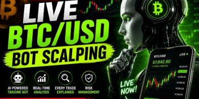 🔴 BTC/USD Live Trading Bot 🤖 | Real-Time Scalping Analysis & Every Trade Explained | 24/7