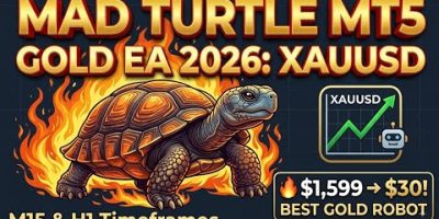 🔥 MAD TURTLE EA MT5 Free Download | Best Gold XAUUSD Trading Robot 2026 | Automated Forex Scalper