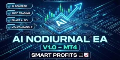 AI Nodiurnal EA v1.0 MT4 | Smart AI Auto Trading | dvanced AI Forex Trading System | No DLL | 2026|
