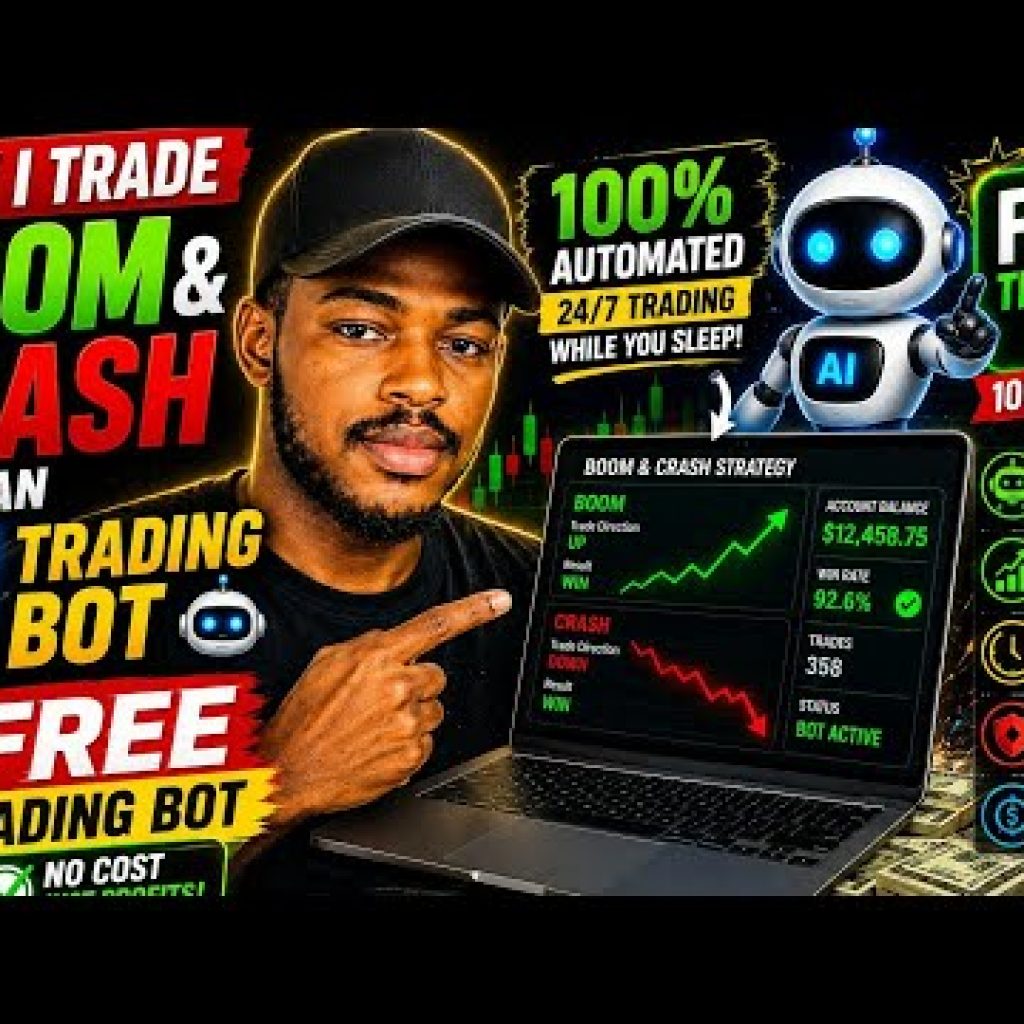 How I Trade BOOM & CRASH With an AI Trading Bot π€π | High-Accuracy Strategy + FREE Trading Bot