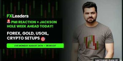 π¨ PMI Reaction + Jackson Hole Week Ahead TODAY! Technical Setups August 24