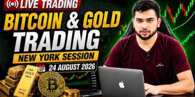 π΄ Bitcoin LIVE Now | Gold Live Analysis | BTC/USD & XAU/USD | 24 August 2026