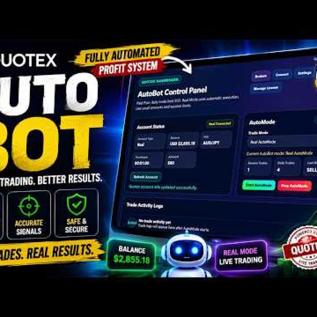 Quotex Auto Trading Bot 🤖 | Fully Automated Trading System LIVE Test
