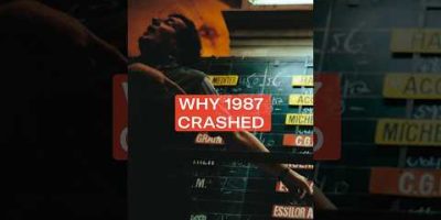 The crash with no headline, 1987 explained.
