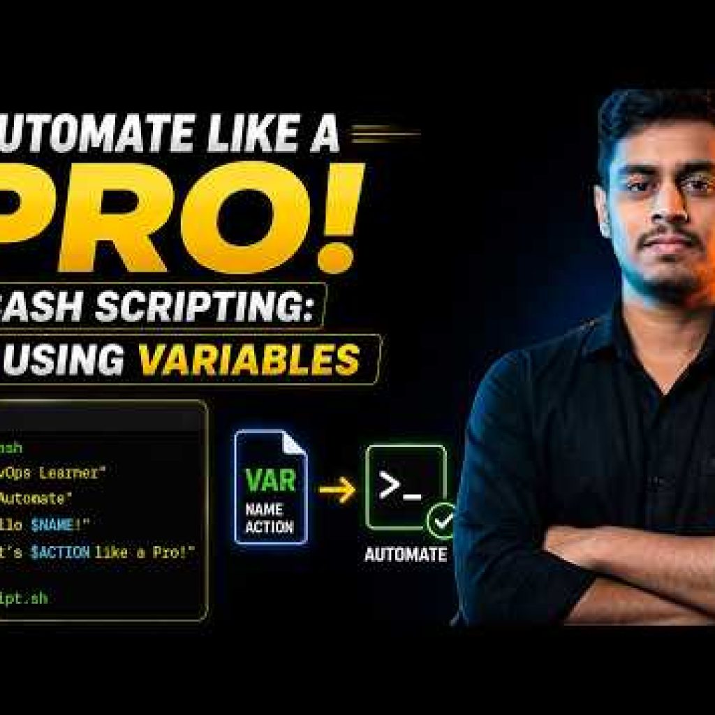 11.5 Automate Like a Pro! Bash Scripting: Using Variables