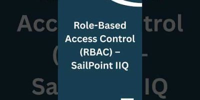 Role-Based Access Control (RBAC) – SailPoint IIQ