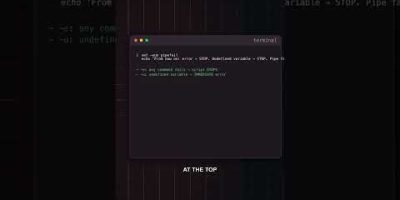 Your Script Dies on Line 3 and You NEVER Know. 17 Chars Fix It.