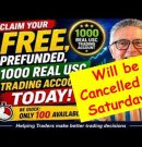 You have a few more days to claim your Free prefunded 1000 USC account, where you keep your gains