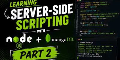 Learning Server-Side Scripting with Node.js & MongoDB — Part 2