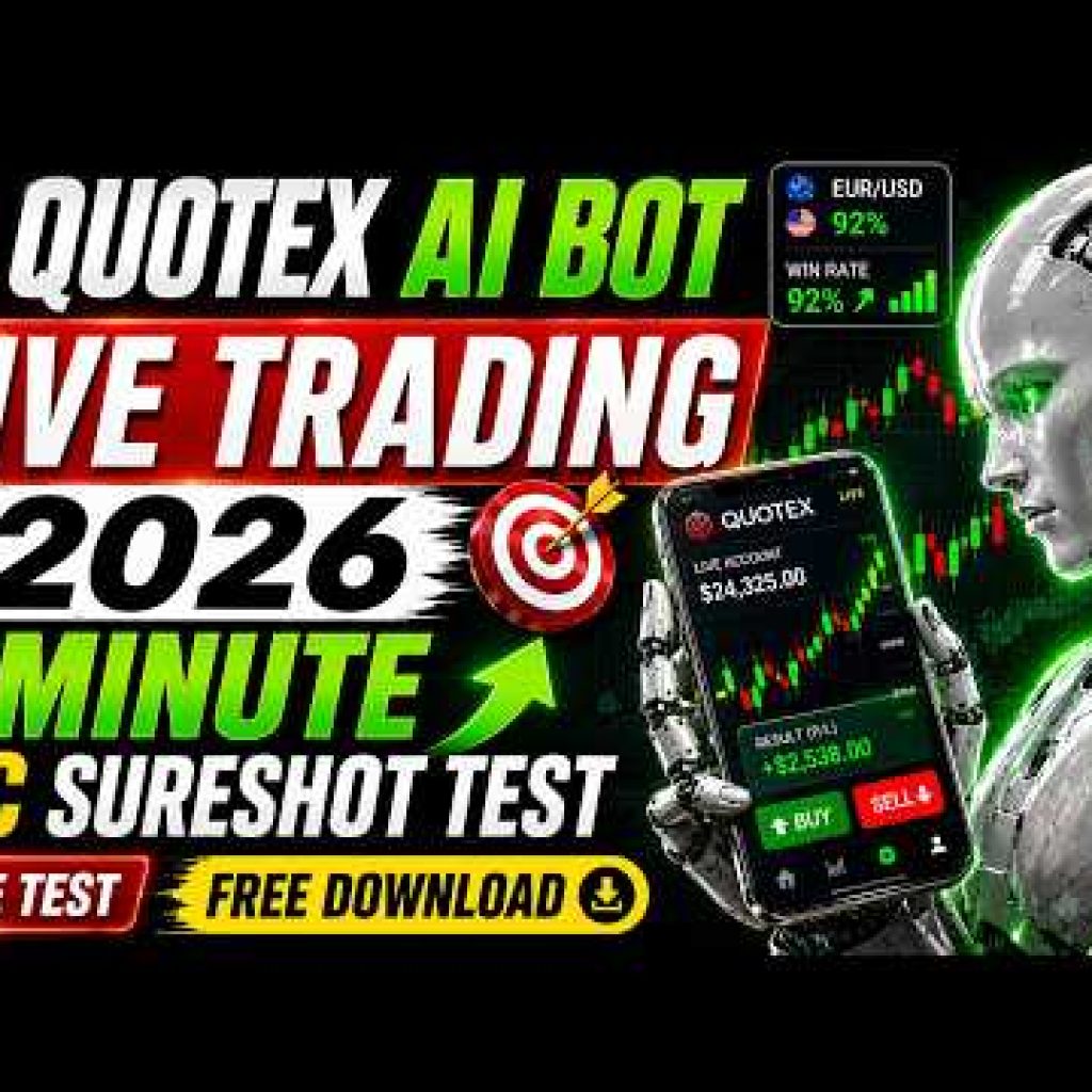 Quotex AI Bot Live Trading 2026 🎯 1-Minute OTC Sureshot Test | Quotex Trading Strategy