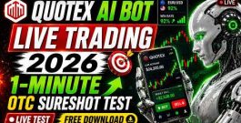 Quotex AI Bot Live Trading 2026 🎯 1-Minute OTC Sureshot Test | Quotex Trading Strategy