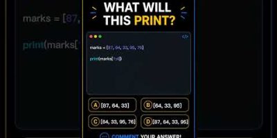 βπ Python Output Quiz 17 #tech #ai #viral #shorts #computer #windows #scripting #python #hack #linux
