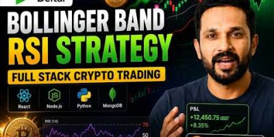 Bollinger Band + RSI Strategy for Bitcoin | Full Stack Crypto Trading Bot