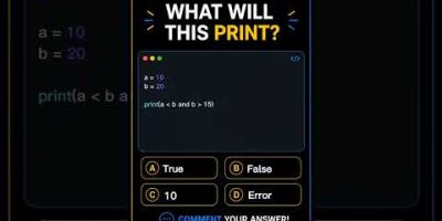 ‎🐍 Python Output Quiz 07 #tech #ai #viral #shorts #computer #windows #scripting #python #hack #linux