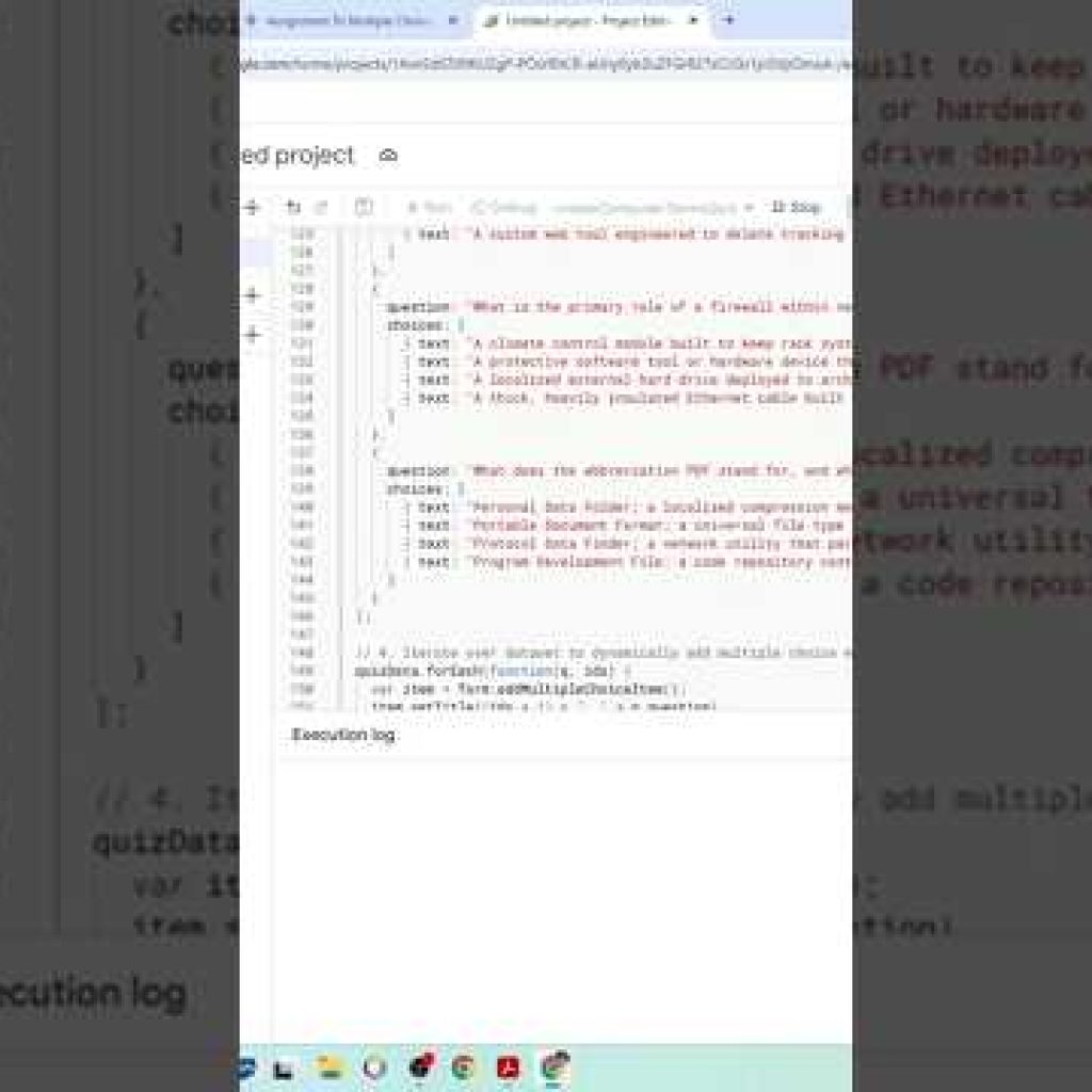 Creating a Google Form using Apps Script