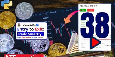 Start Algo Trading in India: Entry, Exit & Profit with Python! | Algo trading using Python [Part 38]