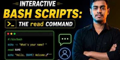 11.11 Interactive Bash Scripts: The read Command | DevOps