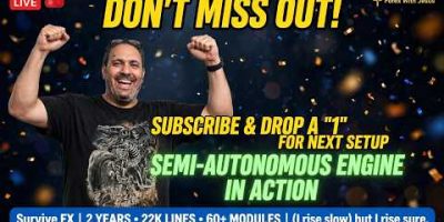 LIVE Trading: with a real AI agent: The $100 to $1,000,000 challenge