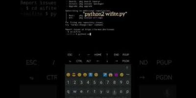 Powerful WiFi hacking tool (wifite) #termux #script #viralvideo #wifi