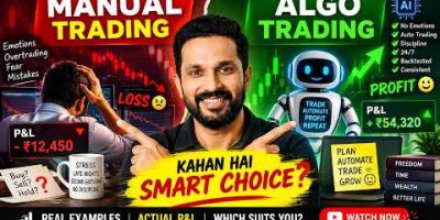 Algo Trading vs Manual Trading in India | Which Is Better? π€π | Real P&L Comparison