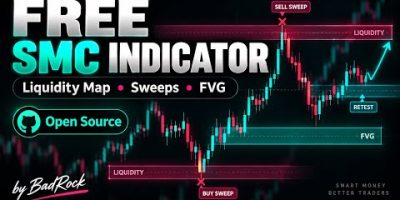 FREE Smart Money Liquidity Map for TradingView   Sweeps, Retests & FVG