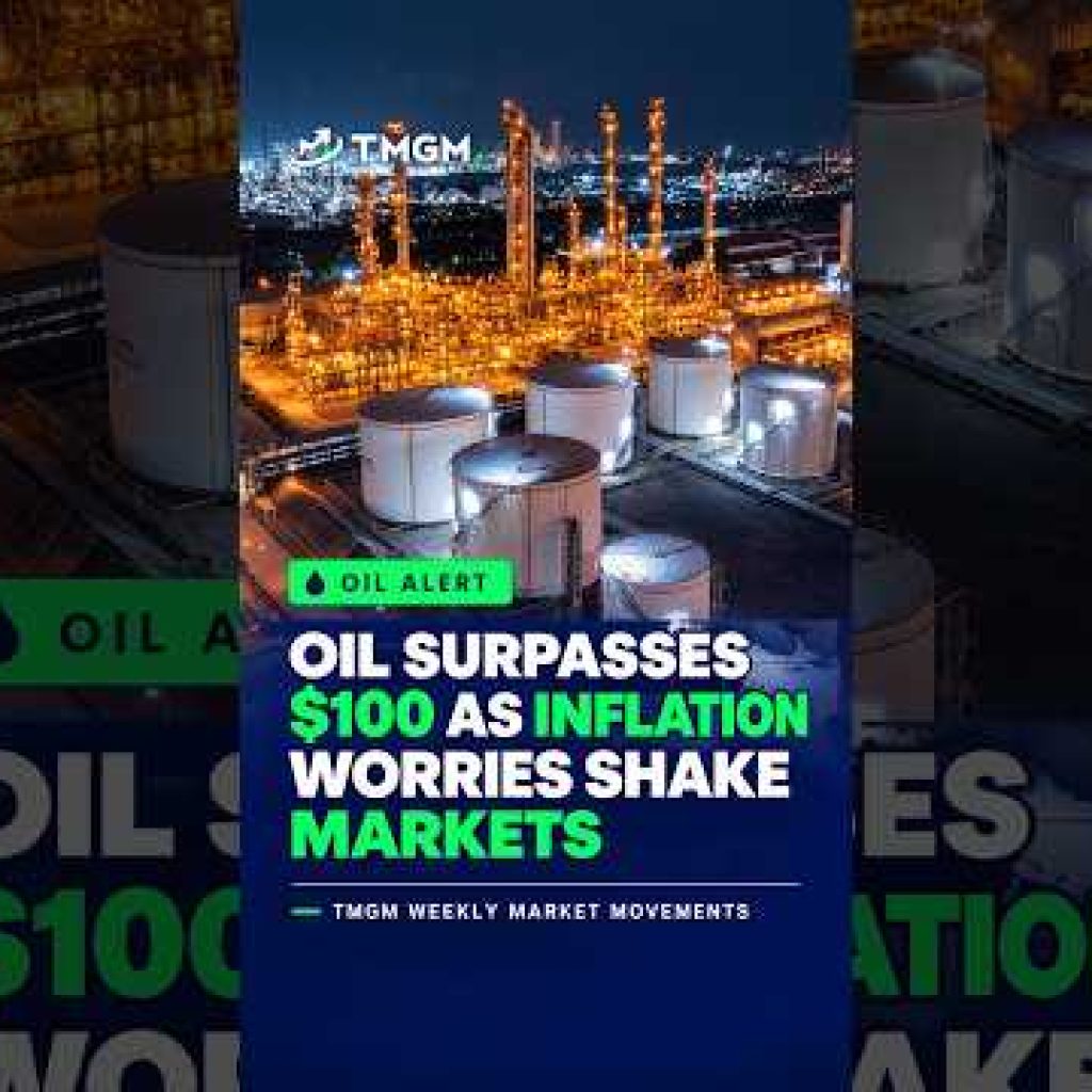 Oil Tops $100 as Rate Fears Shake Global Markets