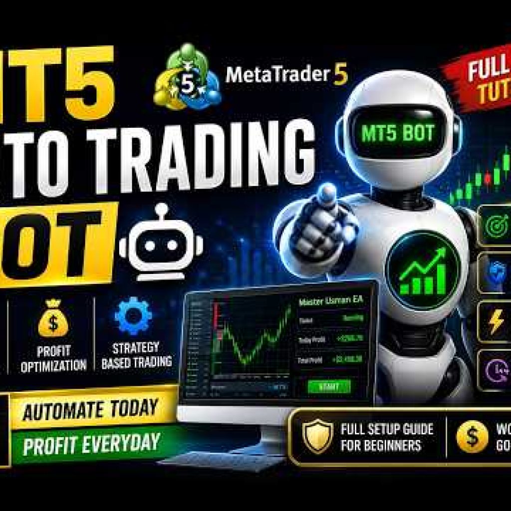 MT5 Auto Trading Bot 🤖 | MetaTrader 5 Automated Trading Robot | MT5 EA Full Setup & Tutorial