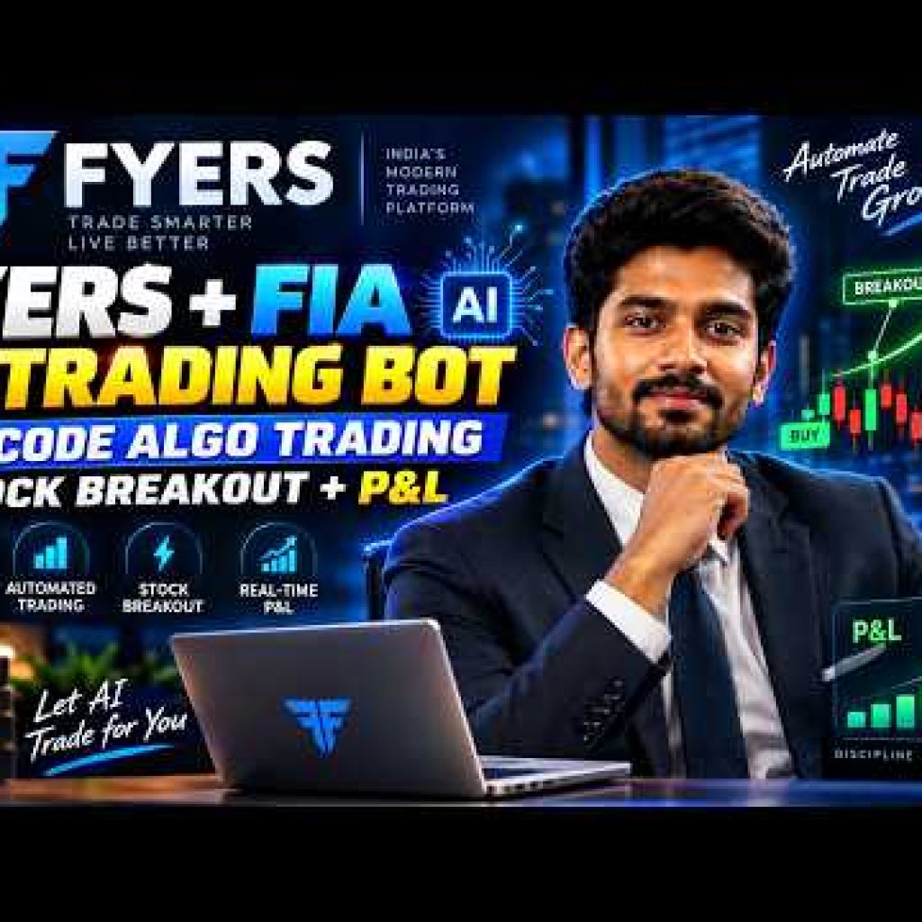 FYERS + FIA AI Trading Bot 🤖📈 | No-Code Algo Trading & Stock Breakout Strategy 🚀