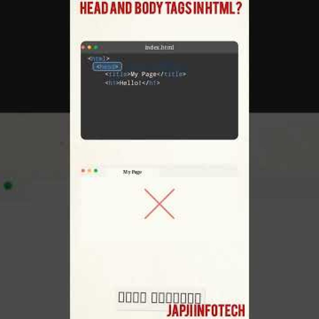 What are Head and Body Tags in HTML? | head & body Tags Explained | HTML Basics