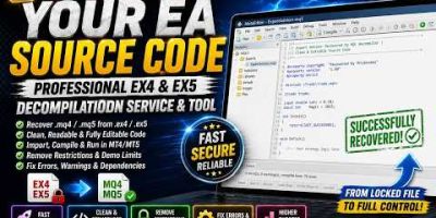 🔥 #EX4 & #EX5 Source Code Extraction Demo | Export Raw #MQL Source Code from Compiled Files