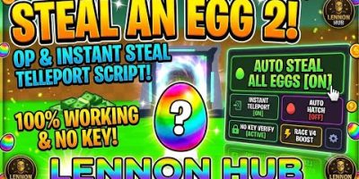 Testing Lennon Hub Script in Steal an egg new update (Full Feature Showcase)