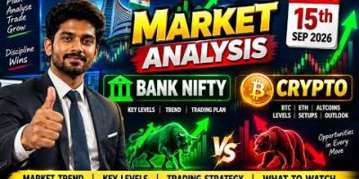 Market Analysis for 15 Sept 2026 | Bank Nifty & Crypto 🔥 Key Levels, Trend & Trading Strategy