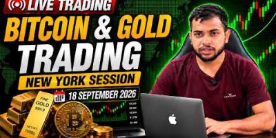 🔴 LIVE Crypto, Forex & Gold | Order Block & Smart Money Concepts | 18 Sep 2026