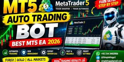 MT5 Auto Trading Bot 🤖 | MetaTrader 5 Automated Trading Robot | MT5 EA Full Setup & Tutorial
