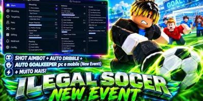 Illegal Soccer Script — SHOT AIMBOT + AUTO DRIBBLE + AUTO GOALKEEPER pc e mobile (Best script)