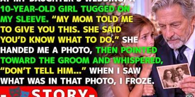 At My Daughter’s Wedding, A 10-Year-Old Girl Gave Me A Photo — Then Whispered, “Don’t Tell Him…”