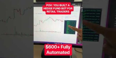 What if algorithmic trading actually ran itself?
