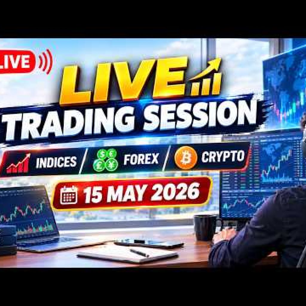 Live Trading Session: Indices, Forex, Crypto Analysis (May 15, 2026)