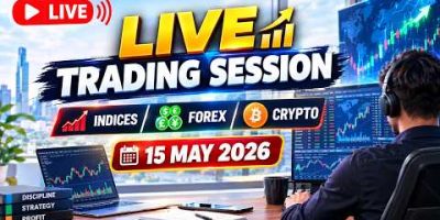 Live Trading Session: Indices, Forex, Crypto Analysis (May 15, 2026)